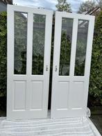 Witte en suite deuren, Doe-het-zelf en Verbouw, Deuren en Horren, 80 tot 100 cm, Ophalen, 200 tot 215 cm, Binnendeur