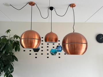 Zuiver Retro Koper lampenset beschikbaar voor biedingen