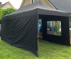 Easy up Partytent 6x3 - Zwart - Gebruikt, Tuin en Terras, Partytenten, Ophalen, Gebruikt, Opvouwbaar, Partytent