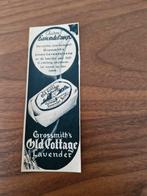 021 Oude Grossmith's Old Cottage Lavender Zeep Reclame, Ophalen of Verzenden, Gebruikt, Reclamebord