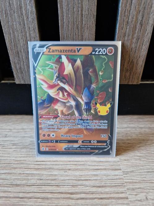 Zamazenta V 018/025 Pokemon McDonald's 25th anniversary, Hobby en Vrije tijd, Verzamelkaartspellen | Pokémon, Zo goed als nieuw