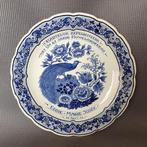 Vintage ca. jaren 60 Boch Delfts blauw-wit porseleinen bord, Antiek en Kunst, Ophalen of Verzenden
