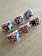 Illy Art Collection, Sandro Chia 6 Espresso kop en schotels, Ophalen of Verzenden, Zo goed als nieuw, Overige stijlen, Kop(pen) en/of Schotel(s)