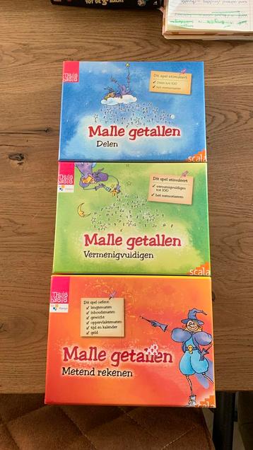 Malle getallen (3 spellen) beschikbaar voor biedingen
