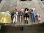Barbiepoppen, 5 stuks. Mattel. Prachtige prinsessenjurk., Ophalen of Verzenden, Zo goed als nieuw, Barbie