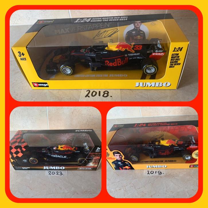029. Max verstappen auto’s 1: 24 NIEUW in doos, Hobby en Vrije tijd, Modelauto's | 1:24, Nieuw, Bburago, Ophalen of Verzenden