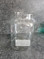 Glazen pot/vaas 35cm Hg, Minder dan 50 cm, Glas, Zo goed als nieuw, Ophalen
