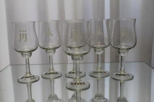 Leerdam Ambasador Ik/Jij bierglazen, Antiek en Kunst, Antiek | Glas en Kristal, Ophalen