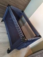 Prenatal campingbedje, donkerblauw met sterren + matrasje, Ophalen, Zo goed als nieuw, Reisbedje