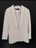 Witte blazer Zara, maat M, Maat 38/40 (M), Nieuw, Ophalen of Verzenden, Wit