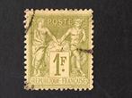 Frankrijk Mi 67 type II   #2, Verzenden, Gestempeld
