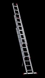 Altrex All Round 3-delige Reformladder, Doe-het-zelf en Verbouw, Ladders en Trappen, Ophalen, Zo goed als nieuw, 4 meter of meer