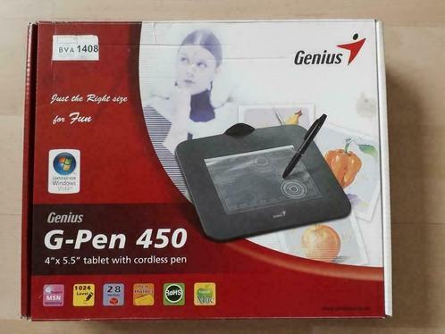 Genius G-pen 450 4"x5,5" tablet met draadloze pen, Computers en Software, Tekentablets, Gebruikt, Ophalen of Verzenden