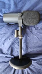 Shure SM7B, Shure A7WS windscreen, K&M 23230 tablestand, Muziek en Instrumenten, Microfoons, Ophalen of Verzenden, Zo goed als nieuw