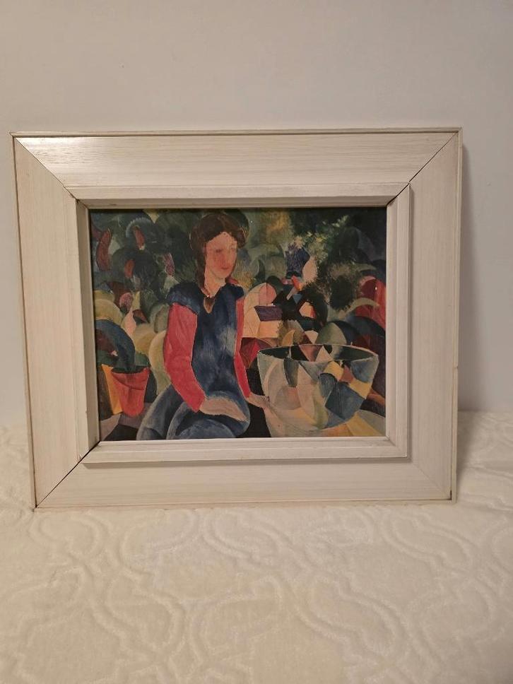 Schilderij, olie op hout, 40 x 35 cm, Antiek en Kunst, Kunst | Schilderijen | Klassiek, Ophalen