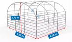 Mobiele schuilstal, weidetent XL: Paarden, Pony, Alpaca, Koe, Stalling, 4 paarden of pony's of meer