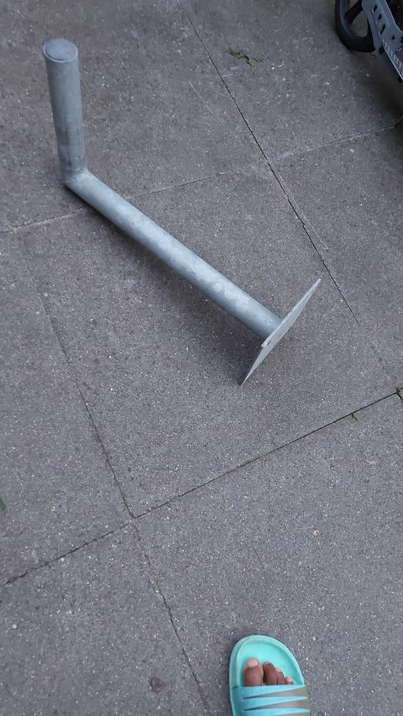Metalen paal / steun, Gebruikt, Staal, Minder dan 100 cm, Ophalen of Verzenden