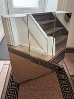Badkamerkast met spiegel en planken - 70x60 cm, Minder dan 100 cm, Gebruikt, Spiegelkast, 50 tot 100 cm
