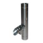 Zinken Regentonklep voor in een regenpijp ø80mm, Doe-het-zelf en Verbouw, Buizen en Afvoer, Verzenden, Nieuw, Zink, Minder dan 2 meter