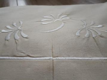 Origineel vintage NIEUW 2 geborduurd laken set 200x275 (AO2) beschikbaar voor biedingen