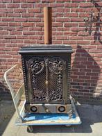 Mooie Charmante Antieke IJzeren Kachel / Houtkachel, Ophalen, Gebruikt, Houtkachel, Vrijstaand