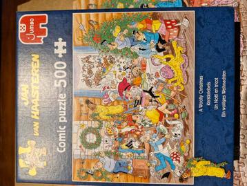 Legpuzzel jan van haasteren 500 stukjes. Nieuwjaar party beschikbaar voor biedingen