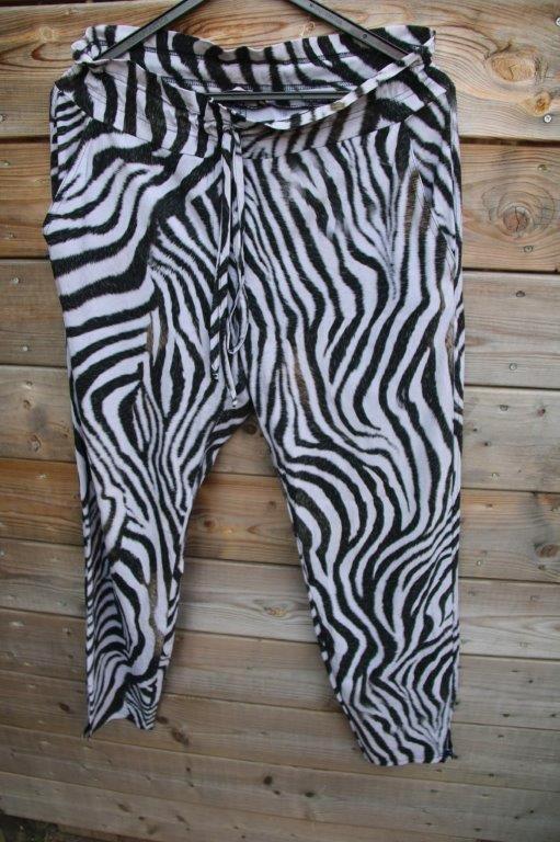 Tregging grijs/ zwart Studio Anneloes mt Xl travel Vaste pri, Kleding | Dames, Broeken en Pantalons, Zo goed als nieuw, Maat 46/48 (XL) of groter