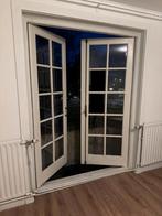 Balkondeuren jaren 30 - 210cm hoog, Doe-het-zelf en Verbouw, Deuren en Horren, Ophalen, Gebruikt, 120 cm of meer, Buitendeur