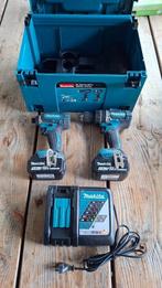 Makita 18v Accu combiset comboset schroefmachine en slag, Info@makita.nl, Makita, Ophalen of Verzenden, Zo goed als nieuw