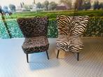 2 Vintage jaren 50 stoelen - Herstofferen, Antiek en Kunst, Antiek | Meubels | Stoelen en Banken, Ophalen
