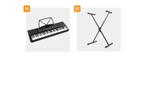 Keyboard set met standaard Nieuw in de verpakking!, Muziek en Instrumenten, Keyboards, Overige merken, 61 toetsen, Nieuw, Ophalen of Verzenden