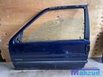 PEUGEOT 106 BLAUW KPKD Links linker deur portier, Auto-onderdelen, Ophalen of Verzenden, Gebruikt, Peugeot, Deur
