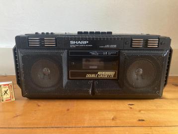 Sharp WQ-T232H kaboom loud & proud ghettoblaster boombox beschikbaar voor biedingen