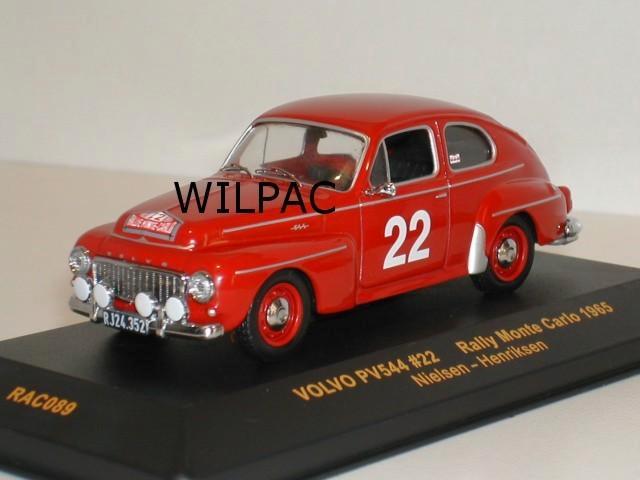 Volvo. PV544. Ixo #22 rally. Monte. Carlo '65. Henriksen. DK, Hobby en Vrije tijd, Modelauto's | 1:43, Nieuw, Auto, Overige merken