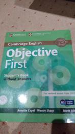 Cambridge English objective first, Boeken, Ophalen of Verzenden, Nieuw, Niet van toepassing