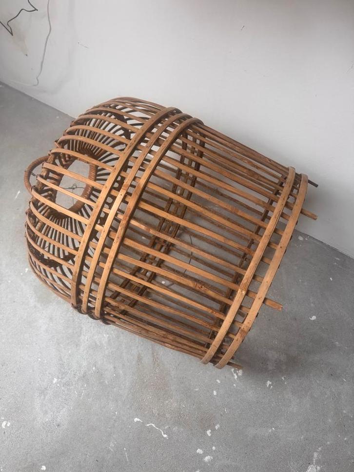 Vintage Hanenmand Lamp - 45cm Diameter, 70cm Hoog, Huis en Inrichting, Woonaccessoires | Kisten, Gebruikt, 50 tot 75 cm, Minder dan 50 cm