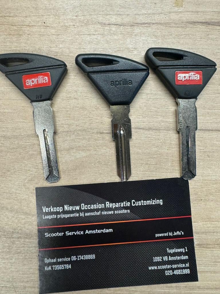Sleutel nodig Aprilia incl immo bel ons, Ophalen of Verzenden