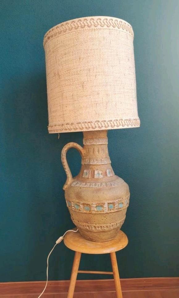 Vintage West Germany XXL vloerlamp Fat Lava vaas lamp oud'60, Huis en Inrichting, Lampen | Vloerlampen, Gebruikt, Minder dan 100 cm
