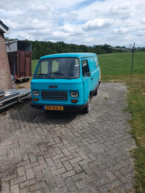 Fiat 900E  6 persoons 1985 belasting vrij., Auto's, Ford, Particulier, Benzine, Handgeschakeld, Origineel Nederlands, Blauw, Zwart