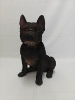 Franse bulldog zittend. Zwart originele kleuren., Ophalen of Verzenden