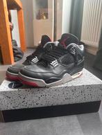 Air Jordan 4 - Bred Reimagined - Maat 44, Verzenden, Zwart, Sneakers of Gympen, Gedragen