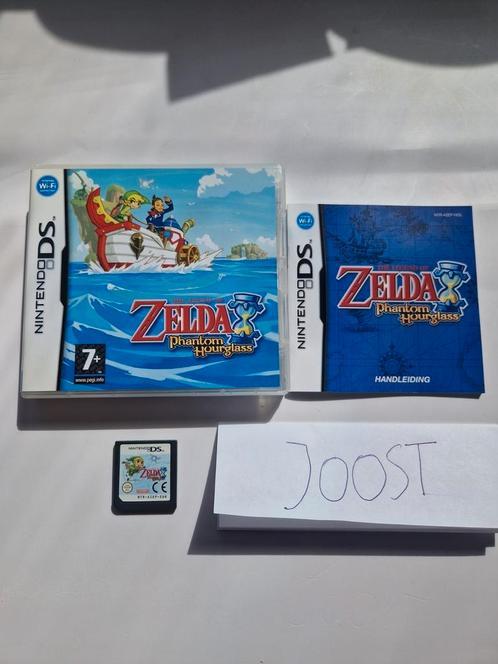 Zelda Phantom Hourglass Nintendo Ds compleet, Spelcomputers en Games, Games | Nintendo DS, Zo goed als nieuw, Role Playing Game (Rpg)
