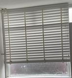 6 Witte Houten Jaloezieën Harmony - Topstaat!, Ophalen of Verzenden, Zo goed als nieuw, Wit