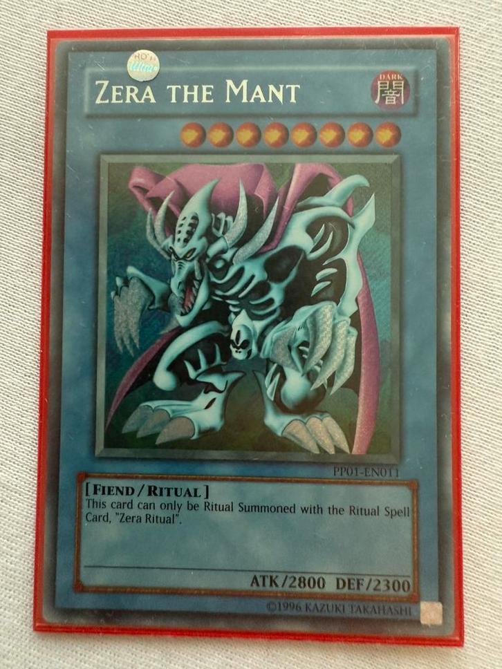 Zera the Mant yugioh Secret Rare, Hobby en Vrije tijd, Verzamelkaartspellen | Yu-gi-Oh!, Nieuw, Losse kaart, Foil, Verzenden