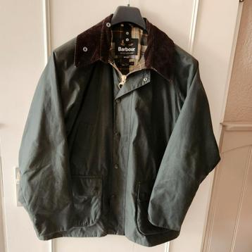 Barbour Bedale Wax Jas groen UK-maat 46 Heren beschikbaar voor biedingen