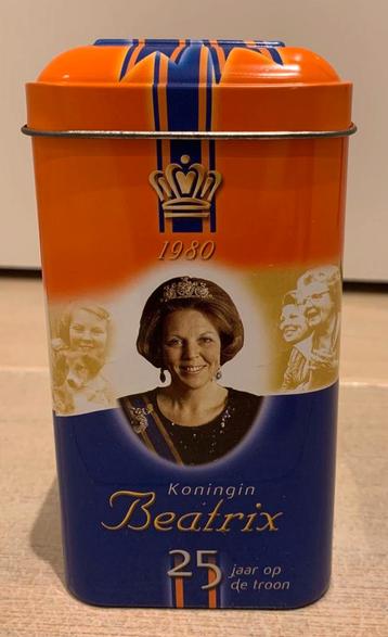 De Ruijter blik t.g.v. 25-jarig jubileum Koningin Beatrix  beschikbaar voor biedingen