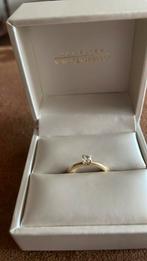 Ring verlovingsring 14 kts geelgoud, Sieraden, Tassen en Uiterlijk, Ringen, 20 of groter, Ophalen of Verzenden, Zo goed als nieuw