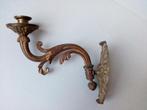Bronzen/ormolo wandkandelaar. Antiek., Ophalen of Verzenden