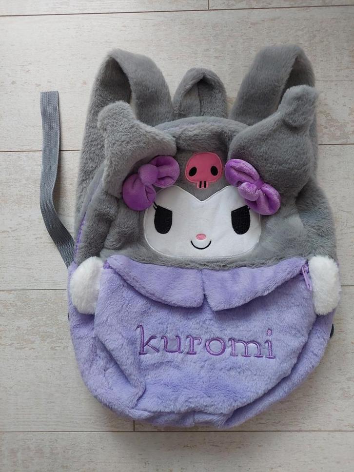 Nieuw! Mooie zachte knuffelige Sanrio Kuromi rugzak rugtas, Sieraden, Tassen en Uiterlijk, Tassen | Rugtassen, Nieuw, Overige merken