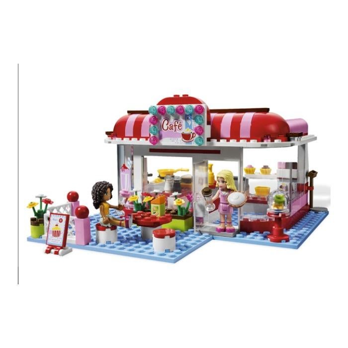 Lego Friends 3061 - City Park Café, Ophalen of Verzenden, Zo goed als nieuw, Complete set, Lego
